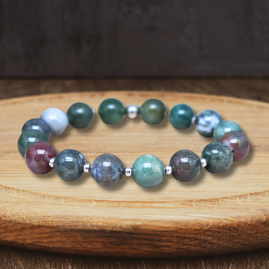 Bracelet en Agate indienne 8mm