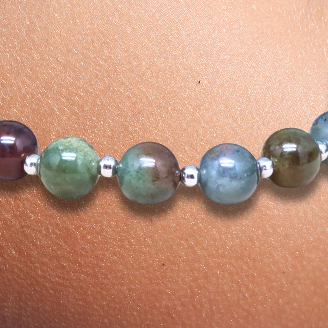 Bracelet en Agate indienne 8mm