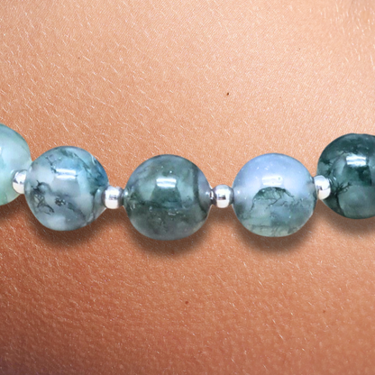Bracelet en Agate mousse 8mm