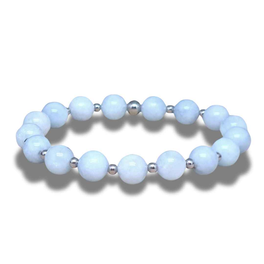 Bracelet en Aigue-Marine - ENAE Minéraux