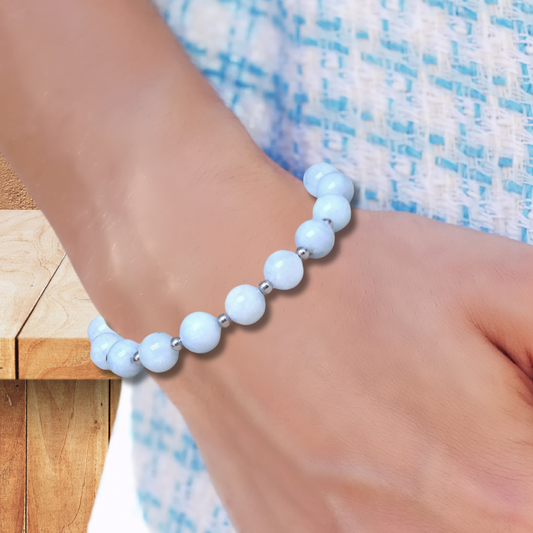 Bracelet en Aigue-Marine