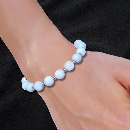 Bracelet en Aigue-Marine
