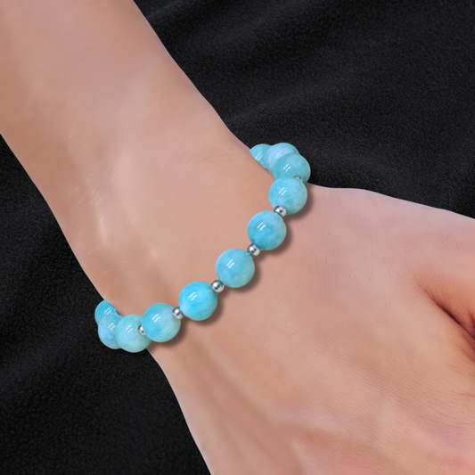Bracelet en Amazonite 8mm