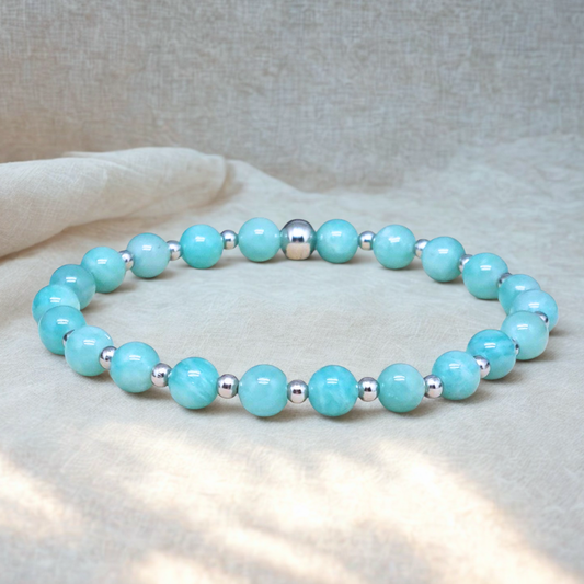 Bracelet en Amazonite 6mm