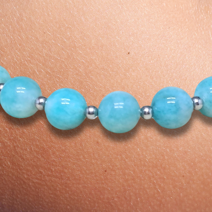 Bracelet en Amazonite 8mm