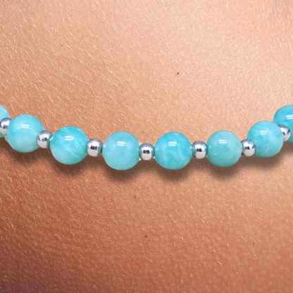 Bracelet en Amazonite 6mm