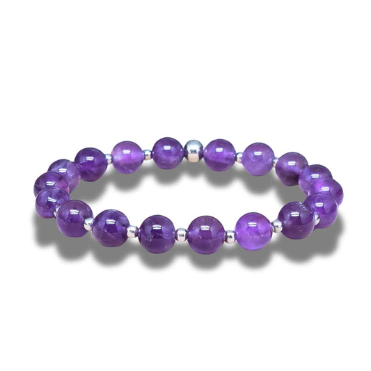 Bracelet en Améthyste 8mm - ENAE Minéraux