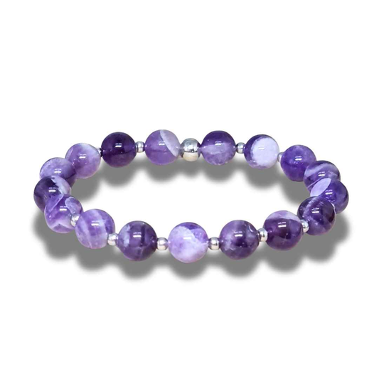 Bracelet en Améthyste chevron - ENAE Minéraux