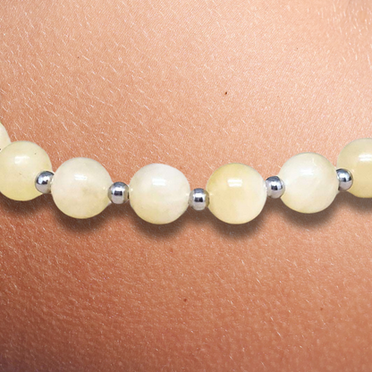 Bracelet en Calcite jaune - ENAE Minéraux