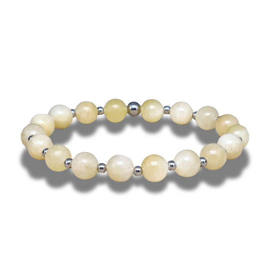 Bracelet en Calcite jaune - ENAE Minéraux
