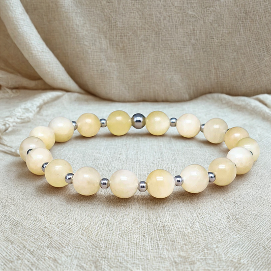 Bracelet en Calcite jaune