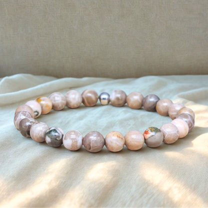 Bracelet en Corail fossilisé