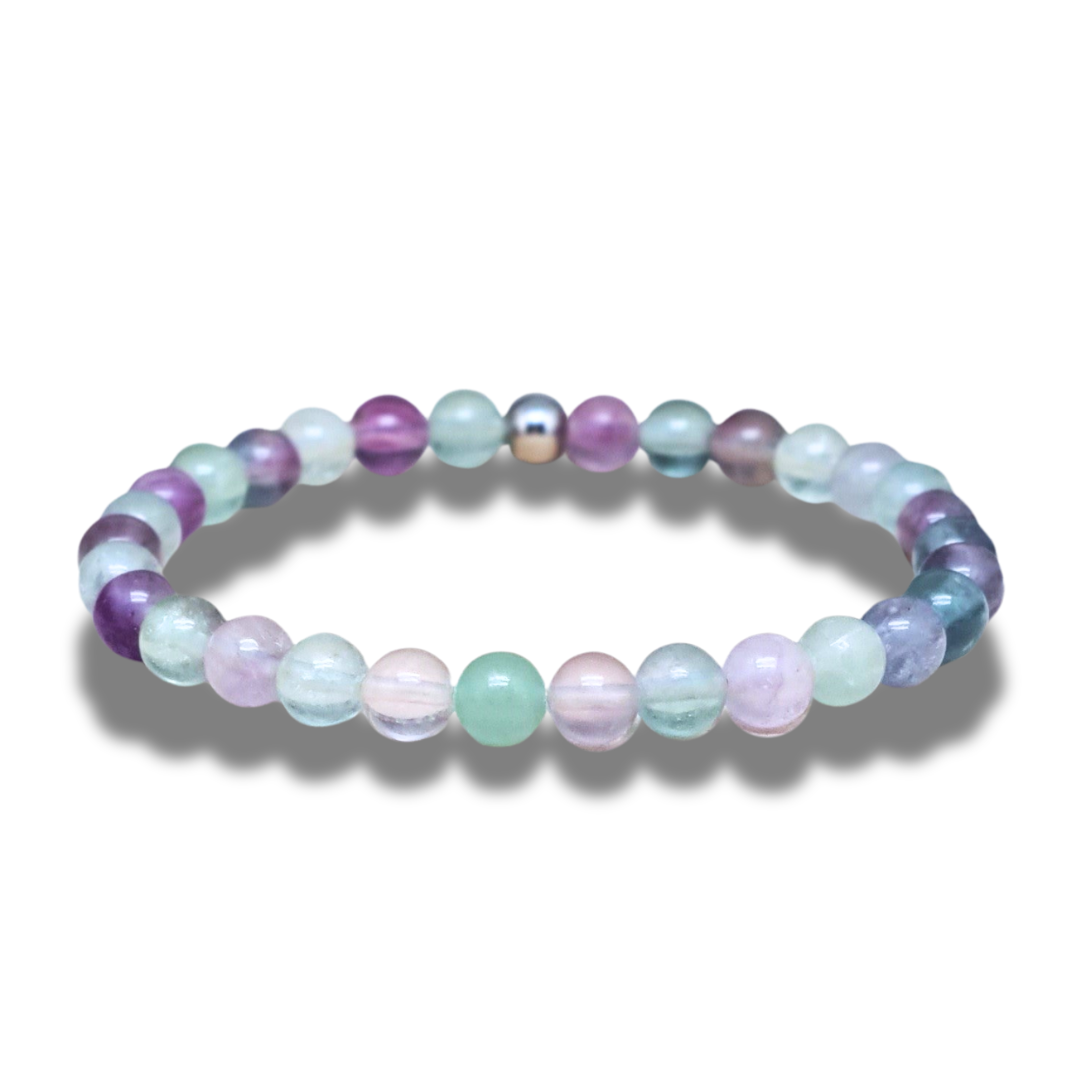 Bracelet en Fluorite Arc en Ciel - ENAE Minéraux