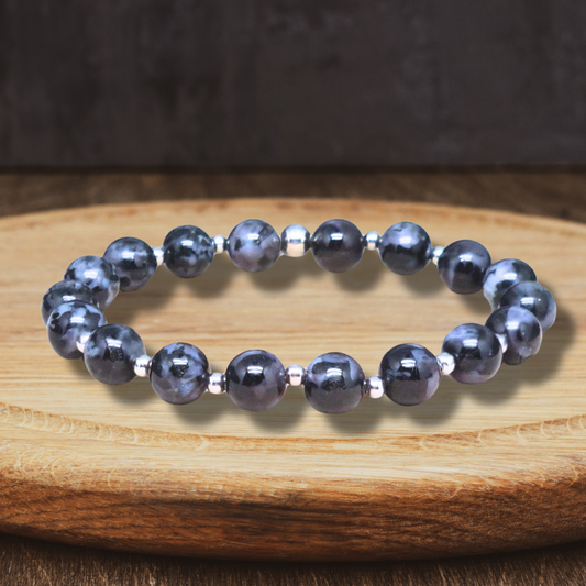 Bracelet en Gabbro - ENAE Minéraux