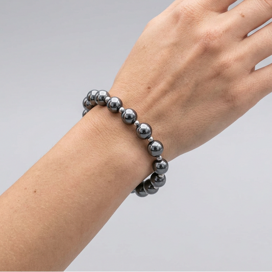 Bracelet en Hématite véritable
