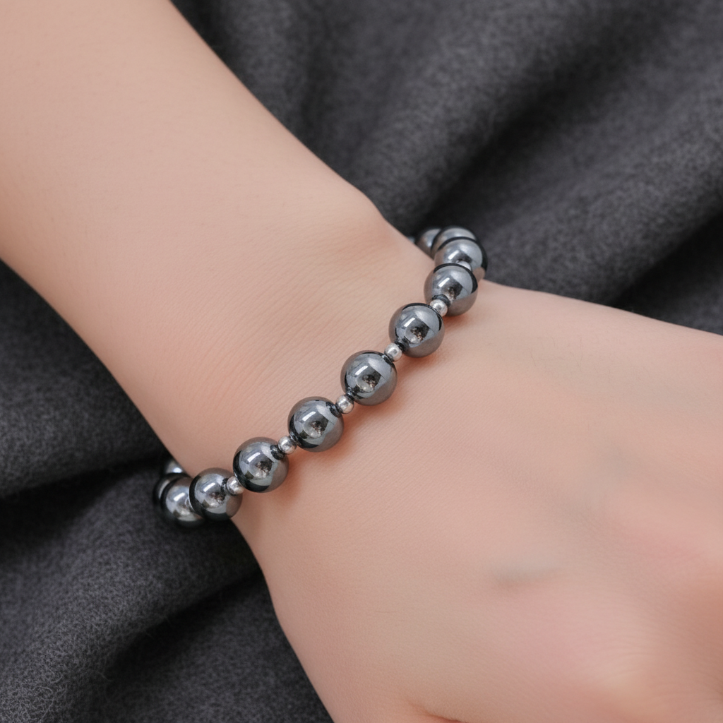 Bracelet en Hématite véritable