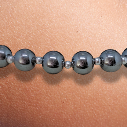 Bracelet en Hématite véritable - ENAE Minéraux