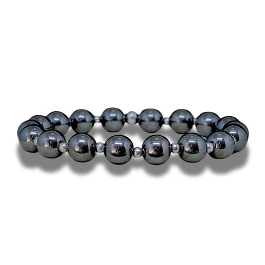 Bracelet en Hématite véritable - ENAE Minéraux