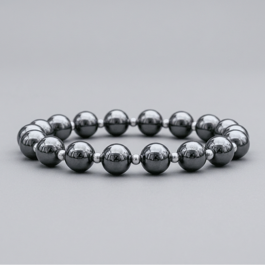 Bracelet en Hématite véritable