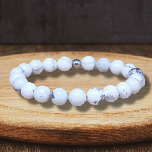 Bracelet en Howlite - ENAE Minéraux