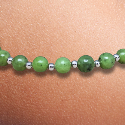 Bracelet en Jade Néphrite 6mm