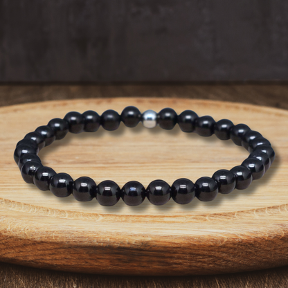 Bracelet en Jais (ou Jet) - ENAE Minéraux