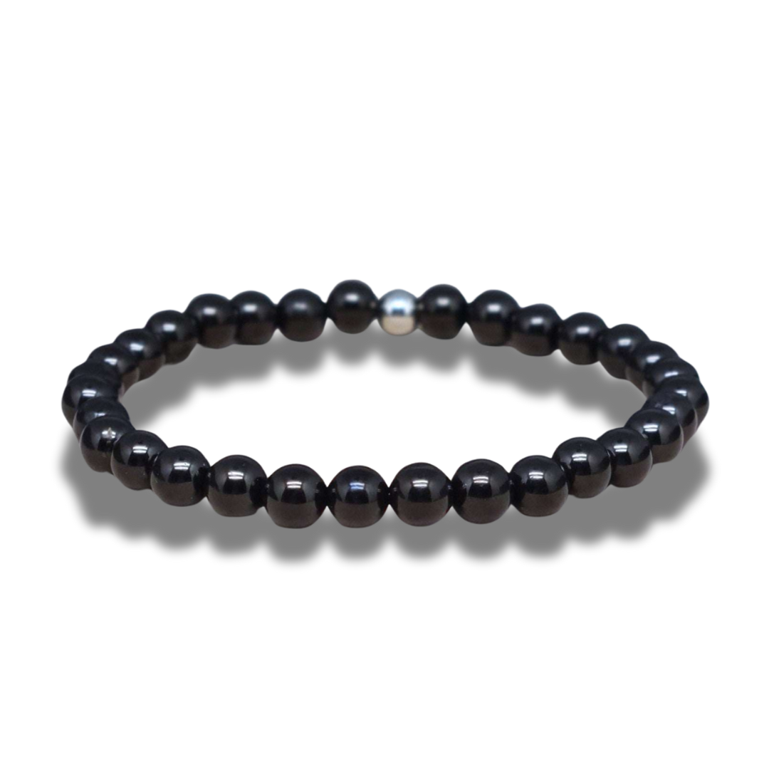 Bracelet en Jais (ou Jet) - ENAE Minéraux