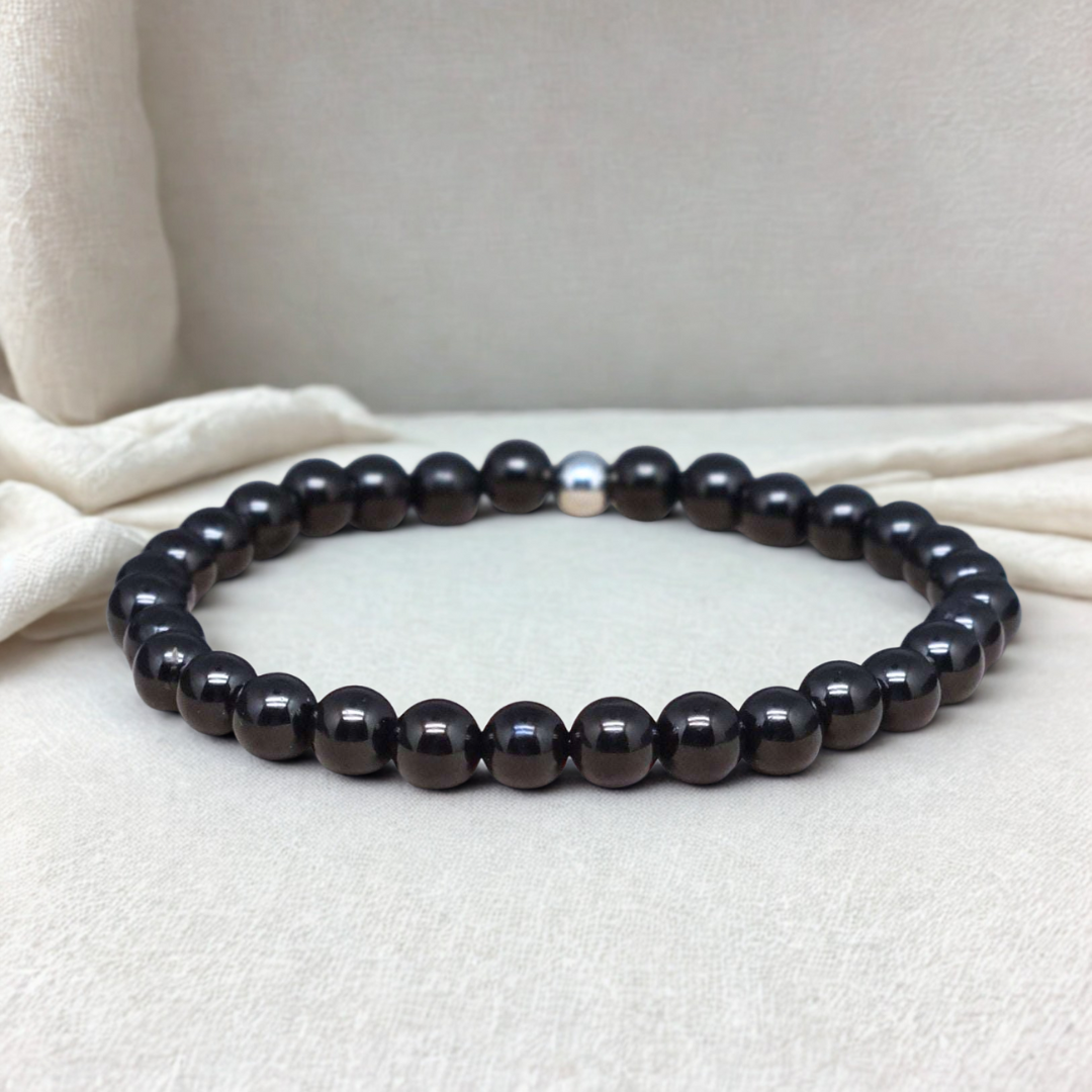 Bracelet en Jais (ou Jet)