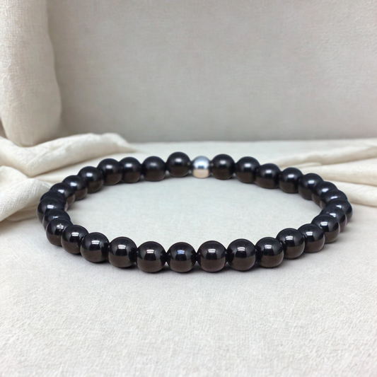Bracelet en Jais (ou Jet)