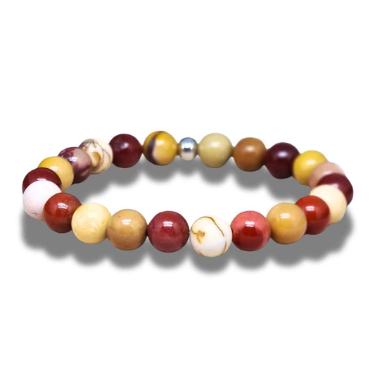 Bracelet en Jaspe Mookaïte - ENAE Minéraux