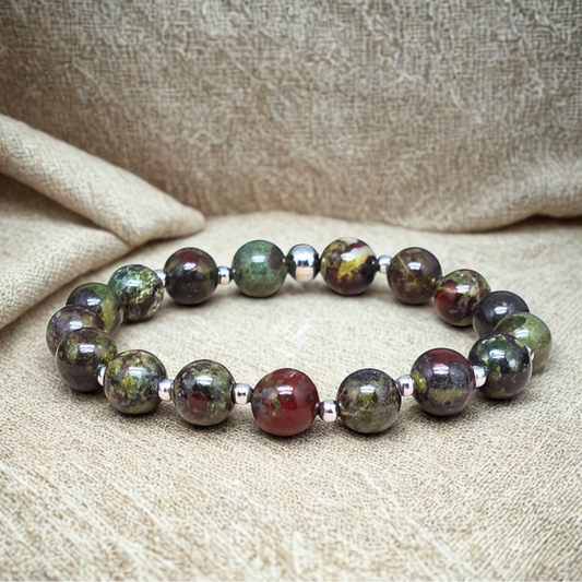 Bracelet en Jaspe Sang de dragon