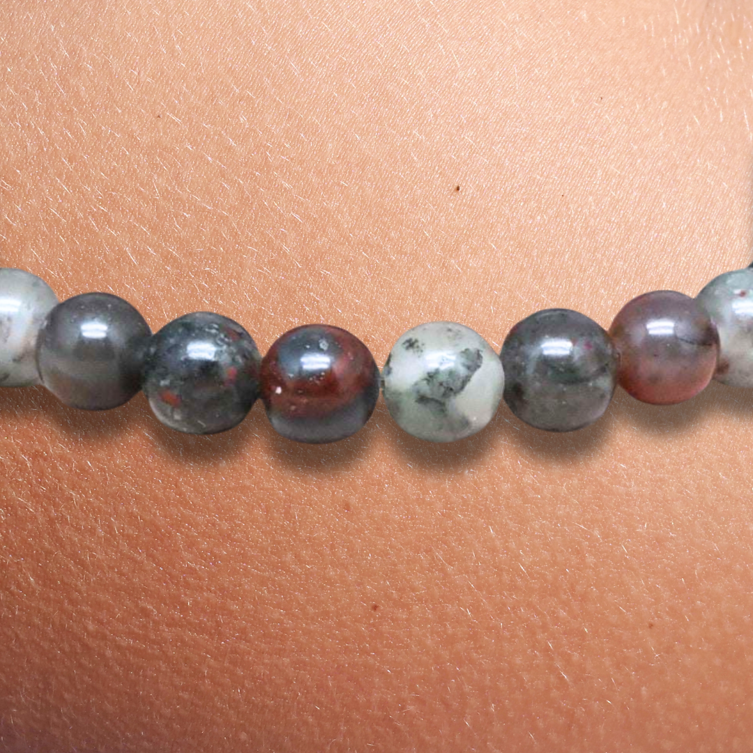 Bracelet en Jaspe Vulcain - ENAE Minéraux