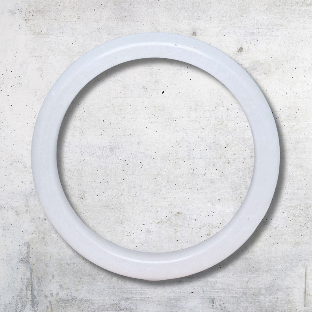 Bracelet jonc en Quartz blanc (BR401) - ENAE Minéraux