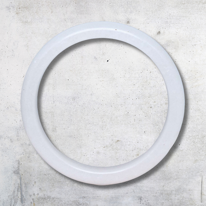 Bracelet jonc en Quartz blanc (BR401) - ENAE Minéraux