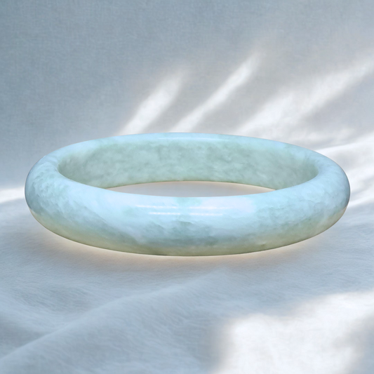 Bracelet jonc en Serpentine (BR403-1)