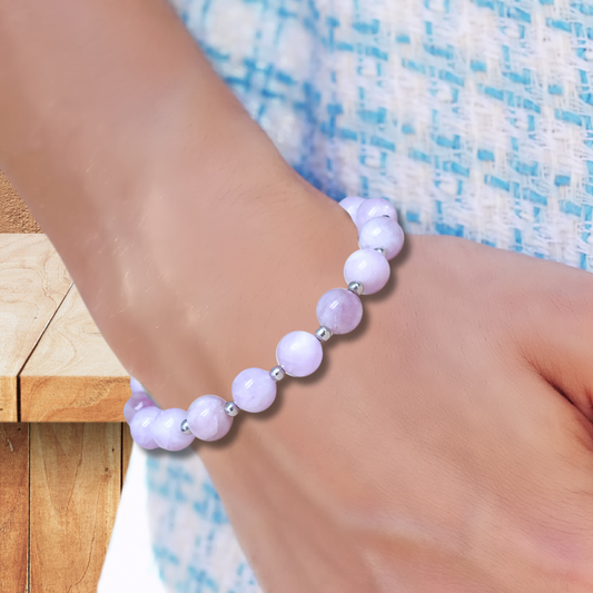 Bracelet en Kunzite - ENAE Minéraux