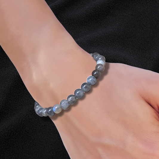 Bracelet en Labradorite en 7mm