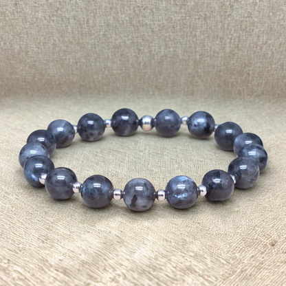 Bracelet en Larvikite