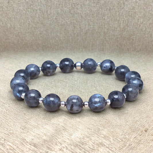 Bracelet en Larvikite