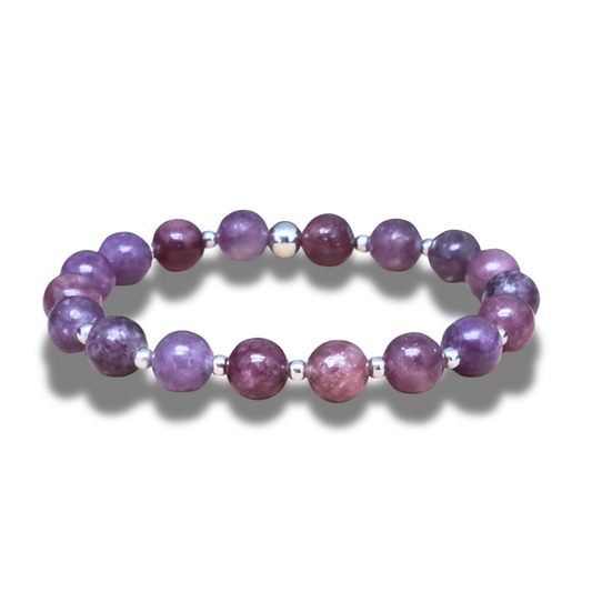 Bracelet en Lépidolite - ENAE Minéraux