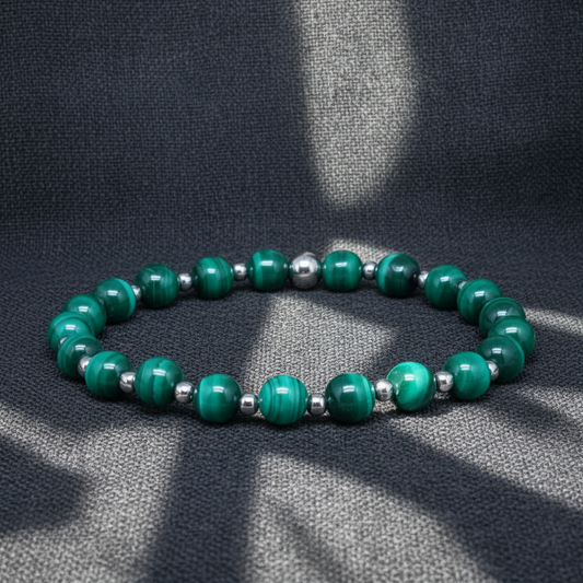 Bracelet en Malachite 6mm