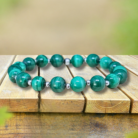 Bracelet en Malachite 6mm