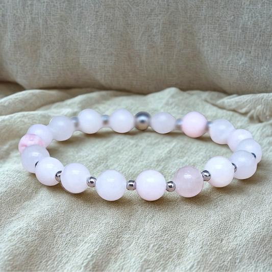 Bracelet en Manganocalcite