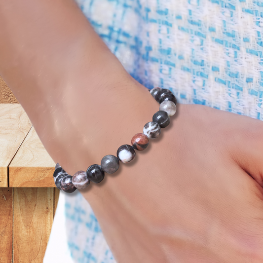 Bracelet en Marbre Porcelaine - ENAE Minéraux