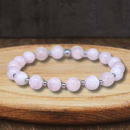 Bracelet en Morganite - ENAE Minéraux