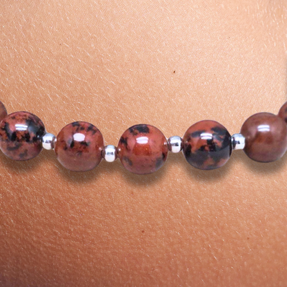 Bracelet en Obsidienne acajou - ENAE Minéraux