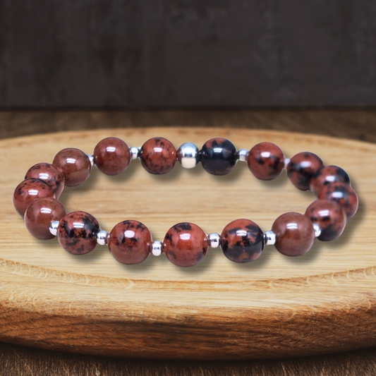 Bracelet en Obsidienne acajou - ENAE Minéraux