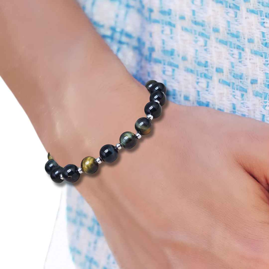 Bracelet en Œil de Faucon - ENAE Minéraux