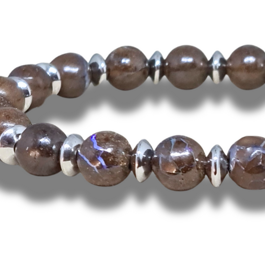 Bracelet en Opale Boulder - ENAE Minéraux