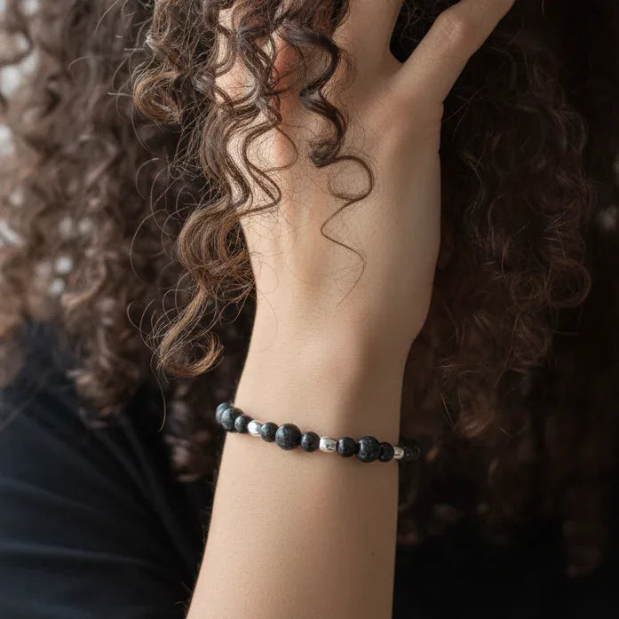 Bracelet en Opale du Honduras 6 et 8mm